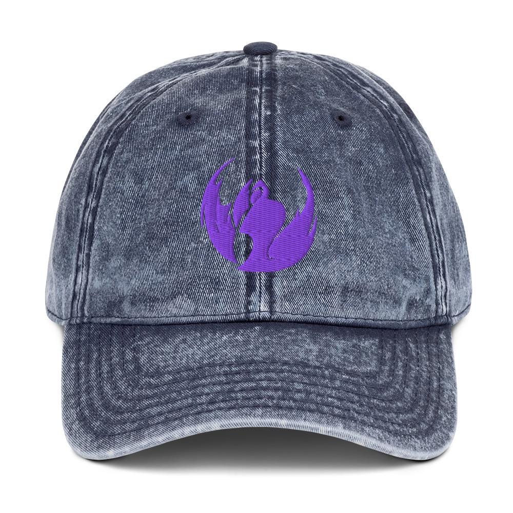 Solo Leveling Shadow Monarch Embroidered Vintage Cap – product view 2