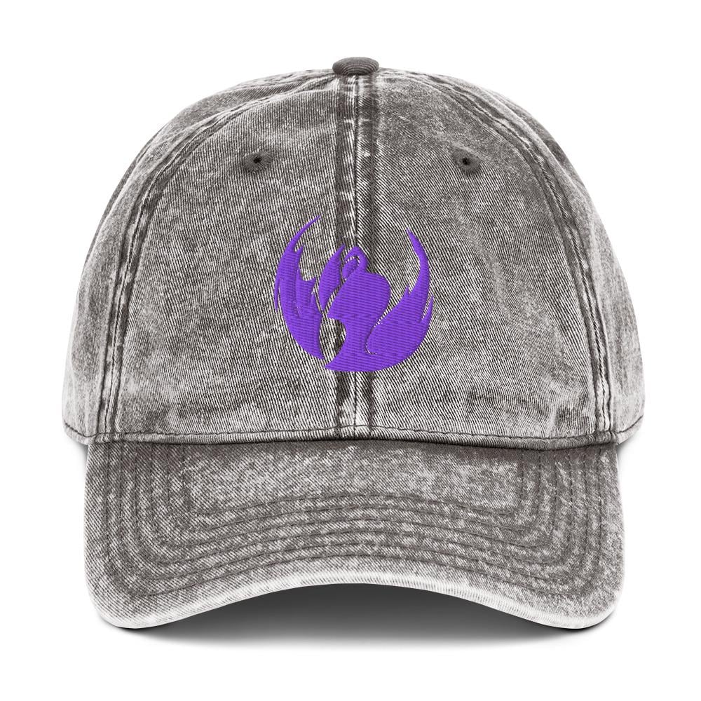 Solo Leveling Shadow Monarch Embroidered Vintage Cap – product view 3
