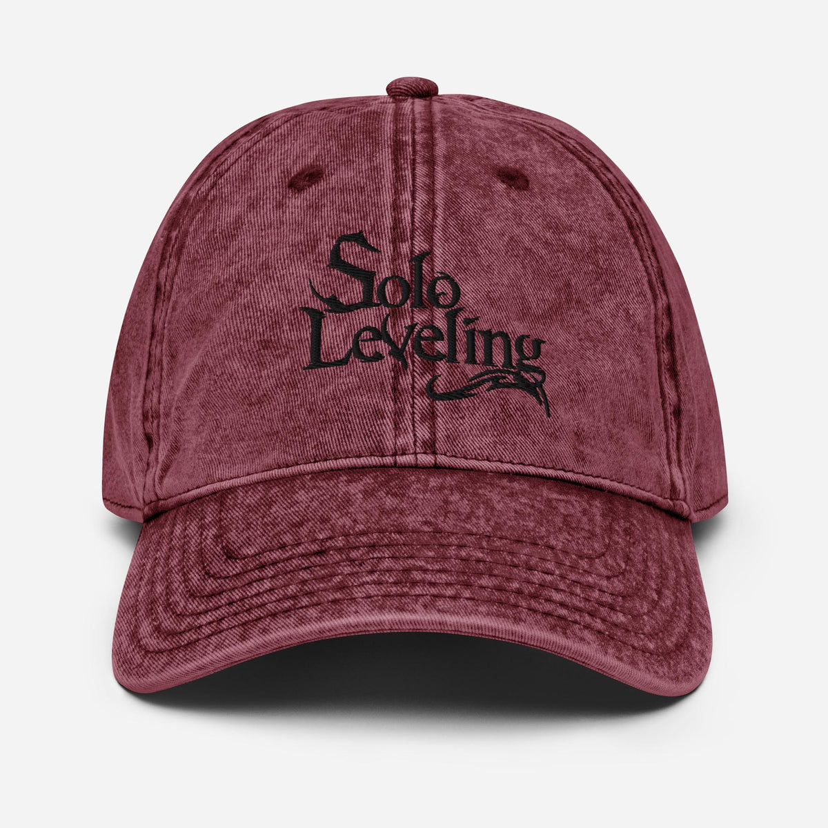 Solo Leveling Embroidered Vintage Cap – product view 3