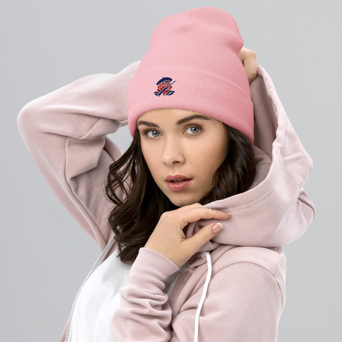 Jill Valentine Resident Evil Embroidered Beanie – product view 7