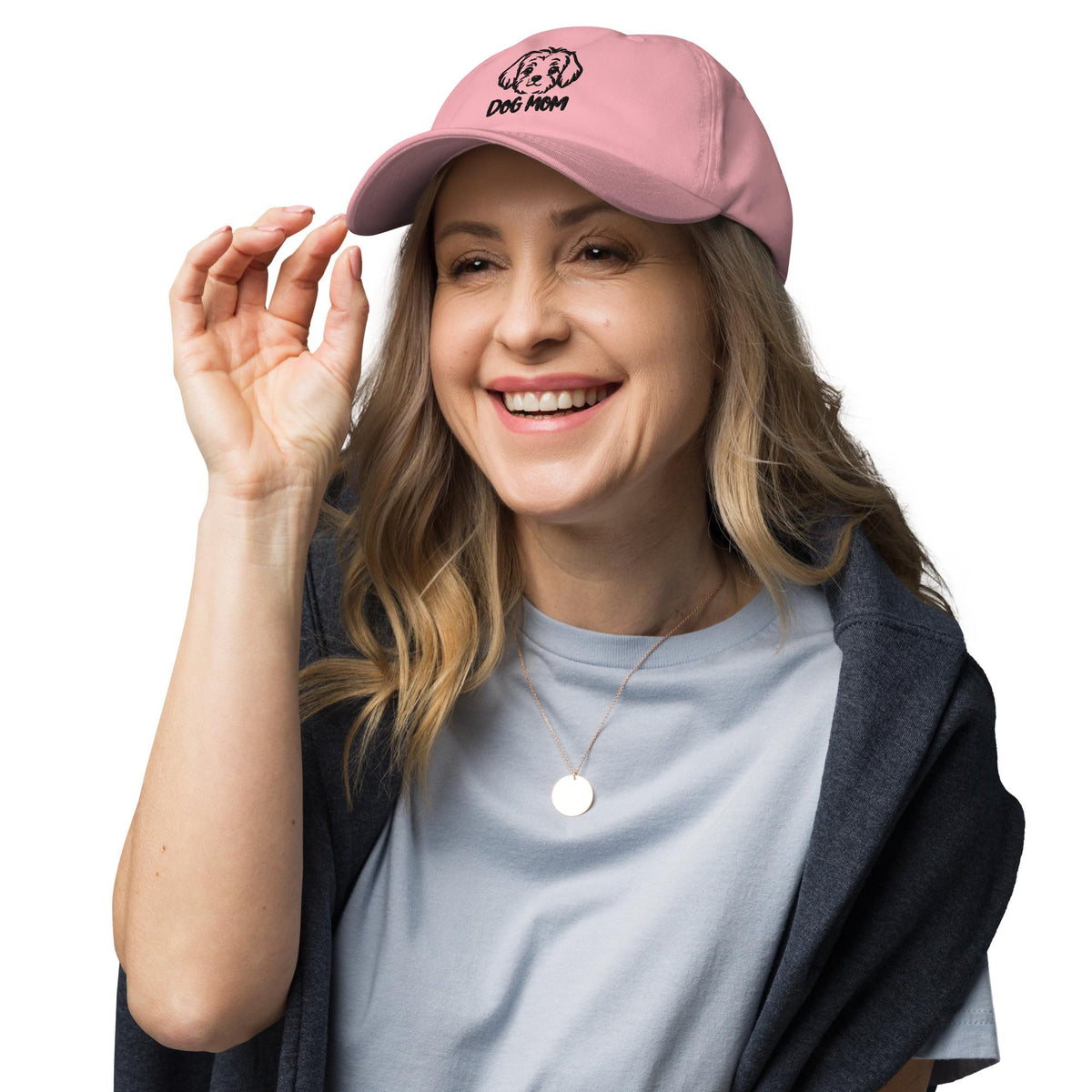 Embroidered Dog Mom Baseball Cap, Custom Pet Lover Gift – listing photo 14