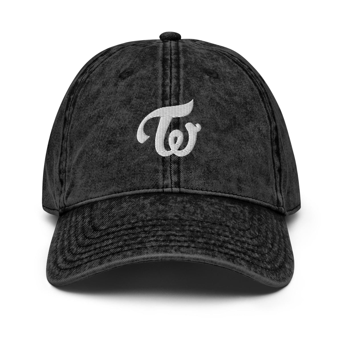 TWICE Logo Embroidered Vintage Cotton Twill Cap – listing photo 2