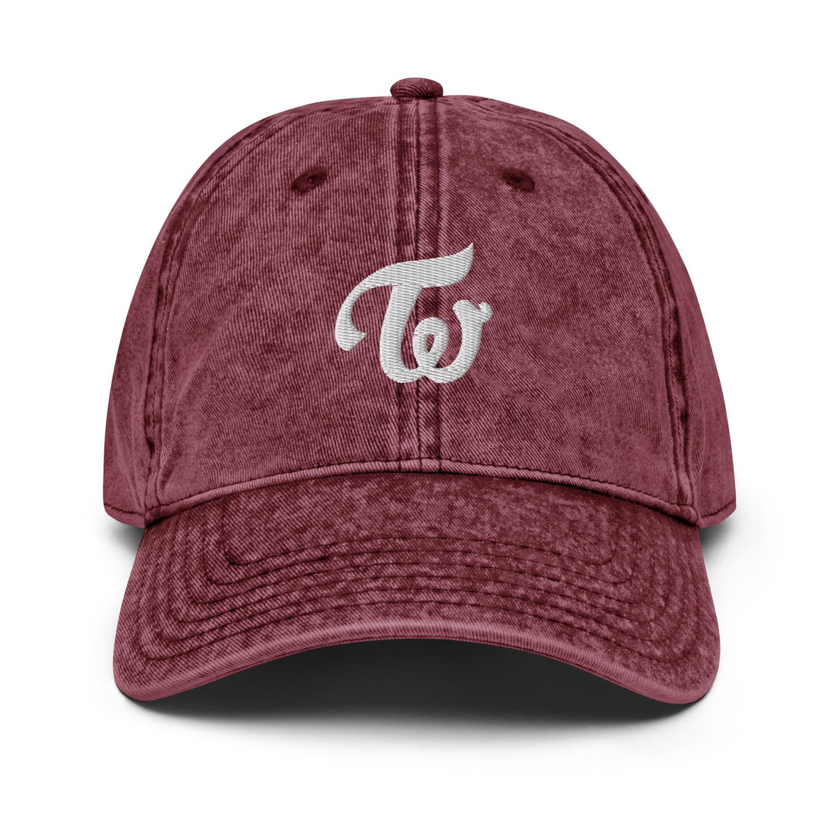 TWICE Logo Embroidered Vintage Cotton Twill Cap – listing photo 7