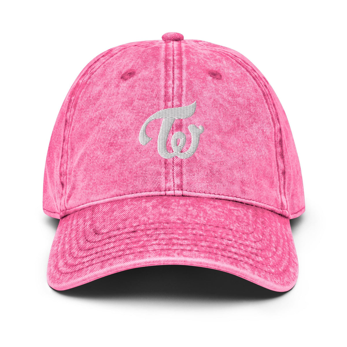 TWICE Logo Embroidered Vintage Cotton Twill Cap – listing photo 8