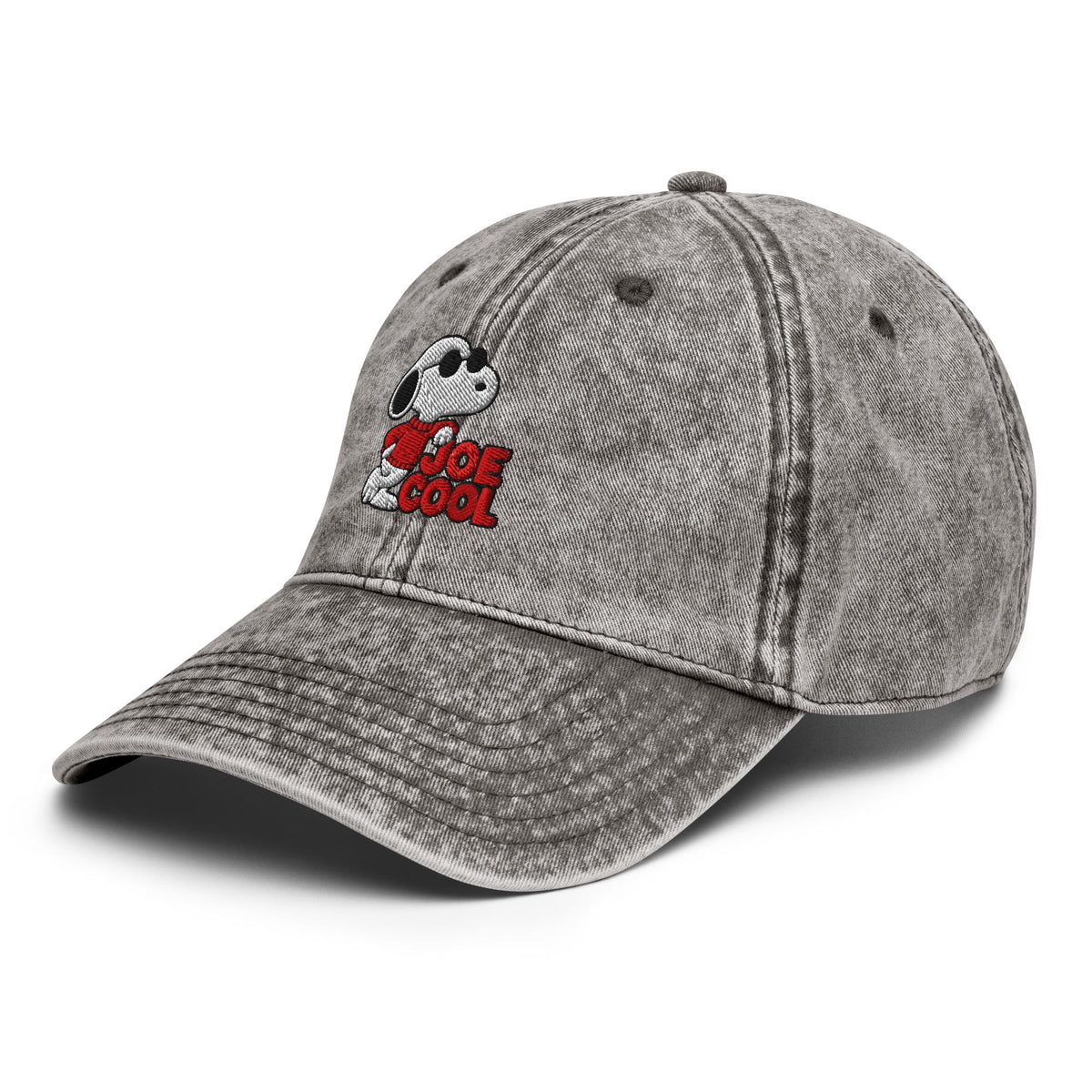 Snoopy Joe Cool Embroidered Hat: Classic Cartoon Style, Casual Everyday Wear – listing photo 6