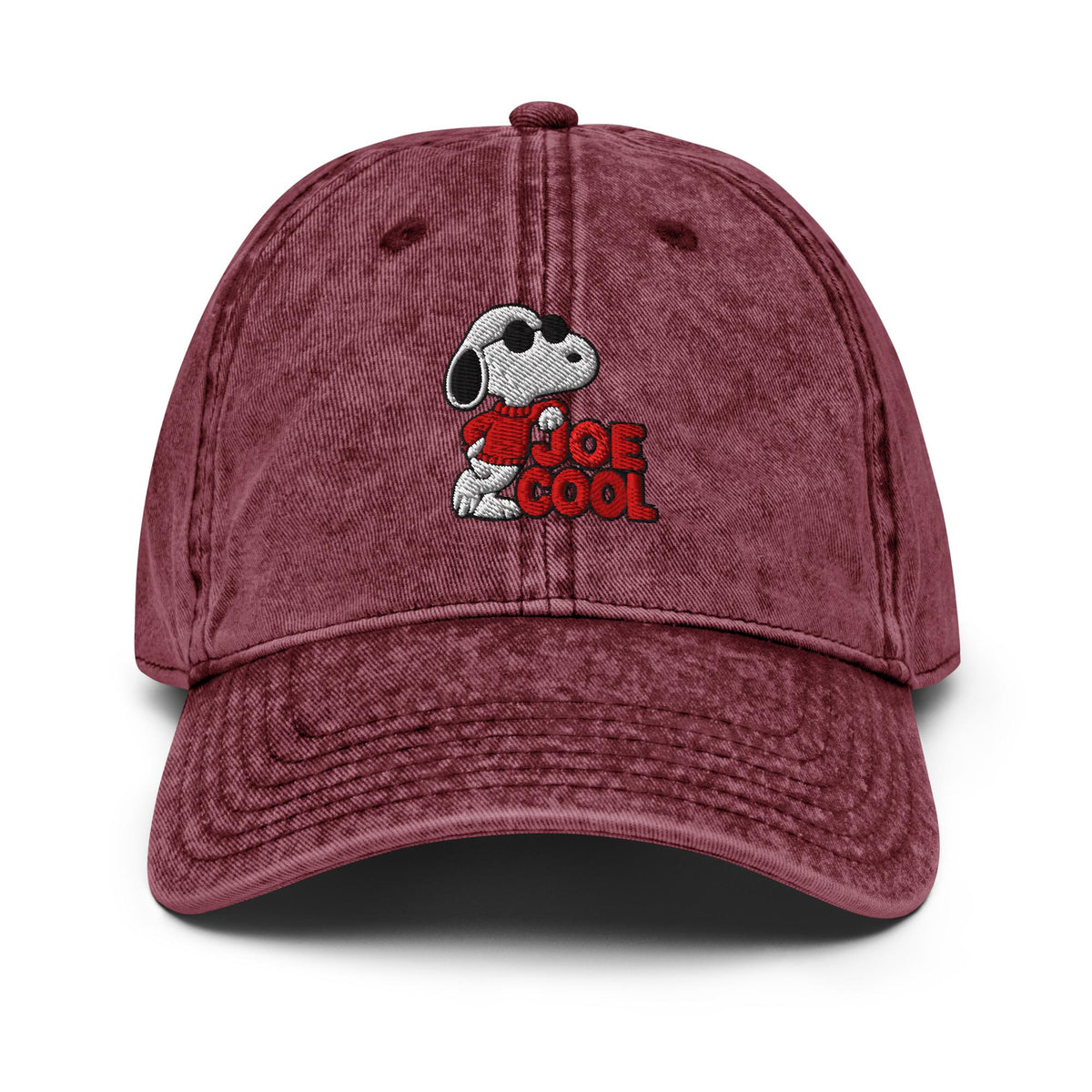 Snoopy Joe Cool Embroidered Hat: Classic Cartoon Style, Casual Everyday Wear – listing photo 3