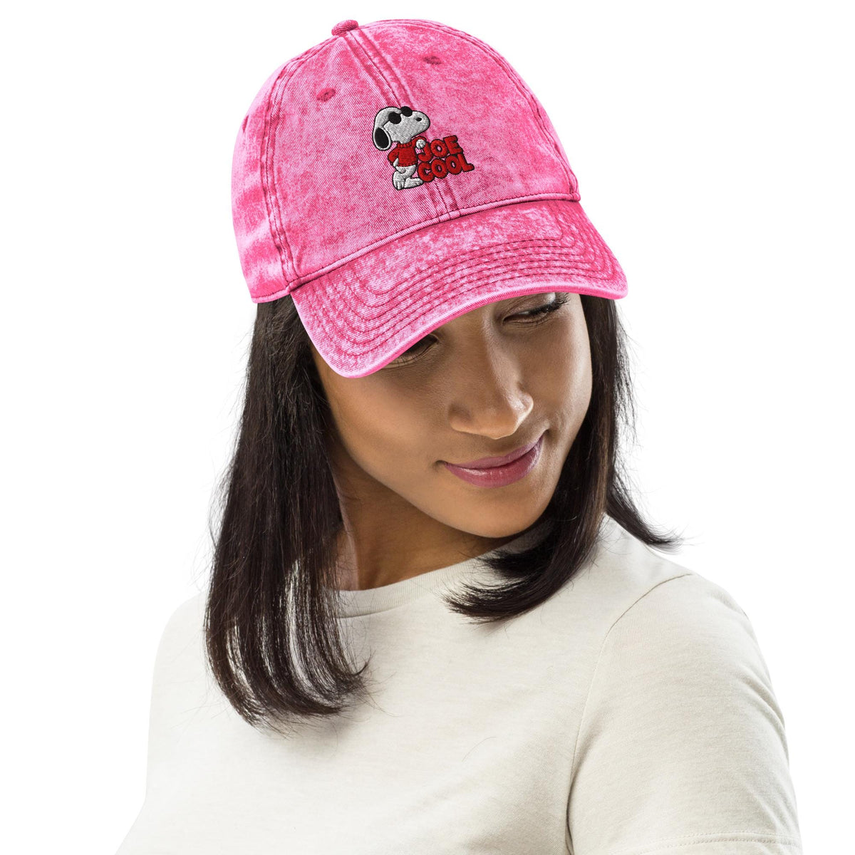 Snoopy Joe Cool Embroidered Hat: Classic Cartoon Style, Casual Everyday Wear – listing photo 14