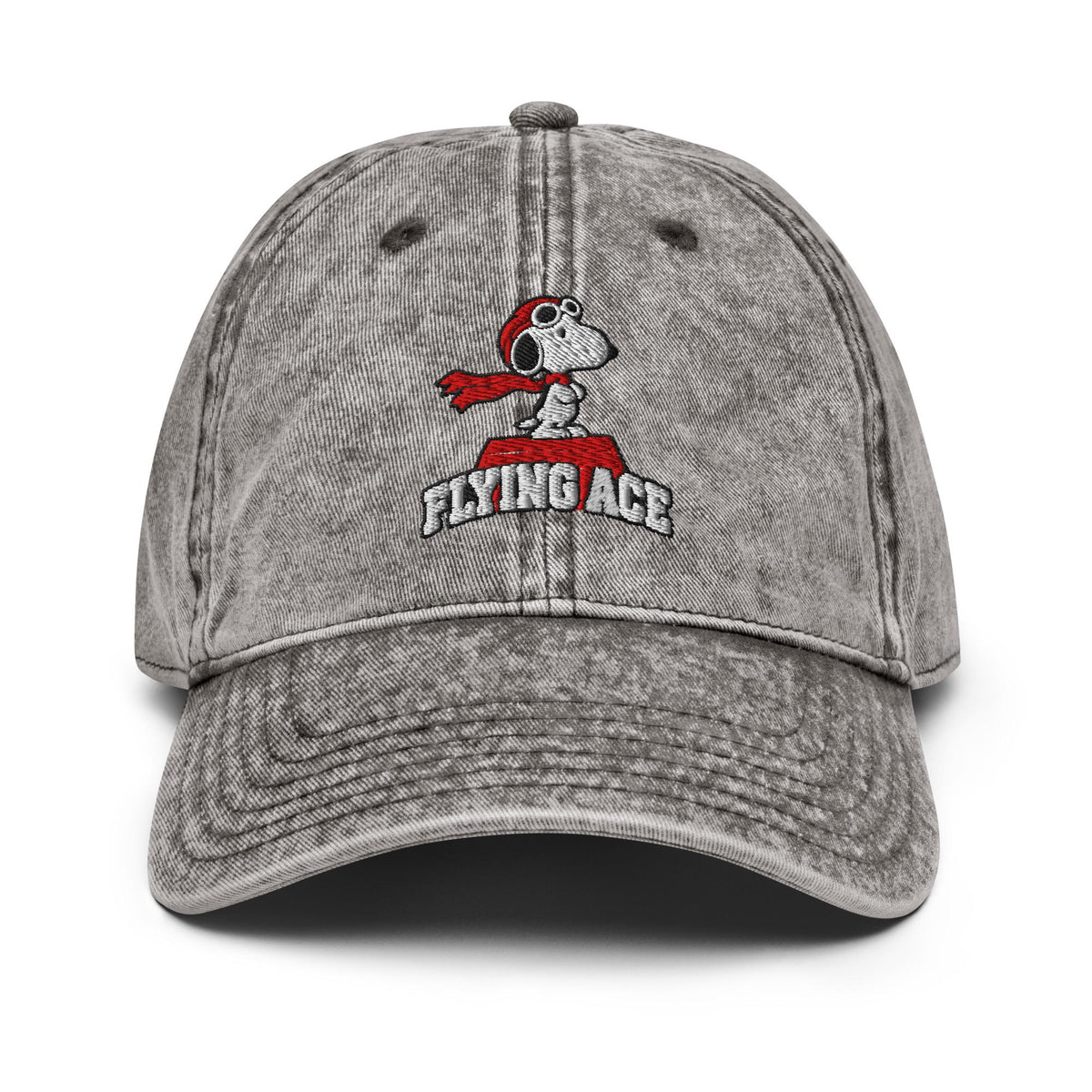 Snoopy Flying Ace Embroidered Hat – listing photo 2
