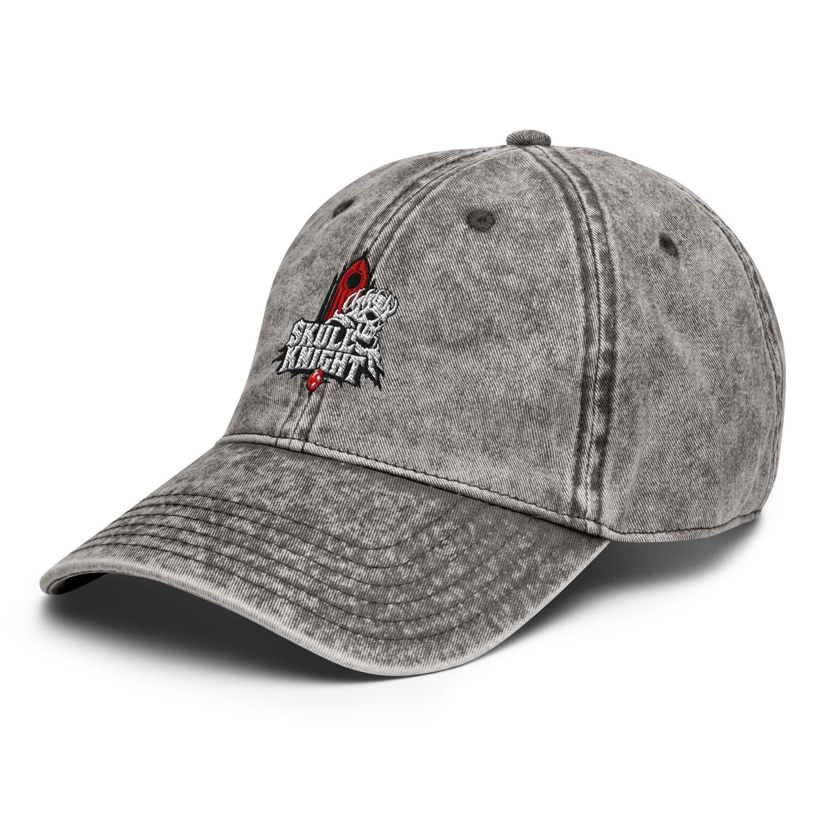 Skull Knight Berserk Embroidered Hat – listing photo 3
