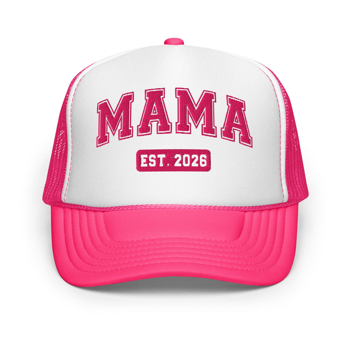 Mama Est. 2026 Embroidered Trucker Hat – listing photo 2