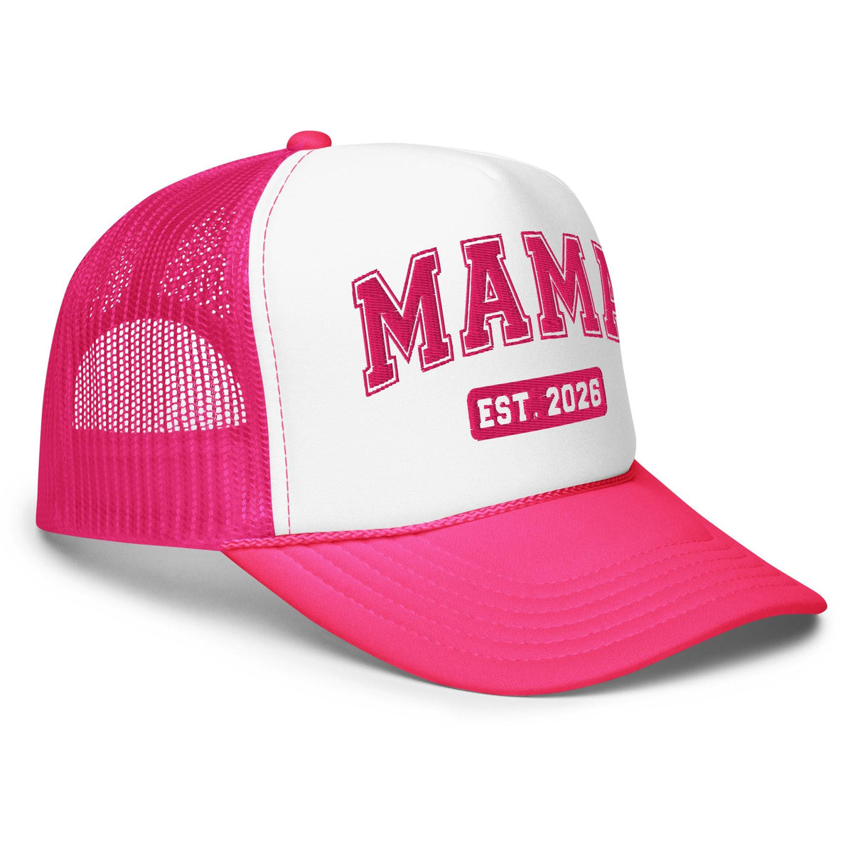Mama Est. 2026 Embroidered Trucker Hat – listing photo 4