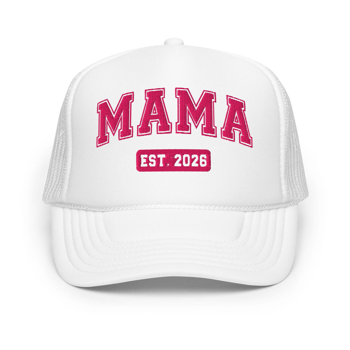 Mama Est. 2026 Embroidered Trucker Hat – listing photo 3