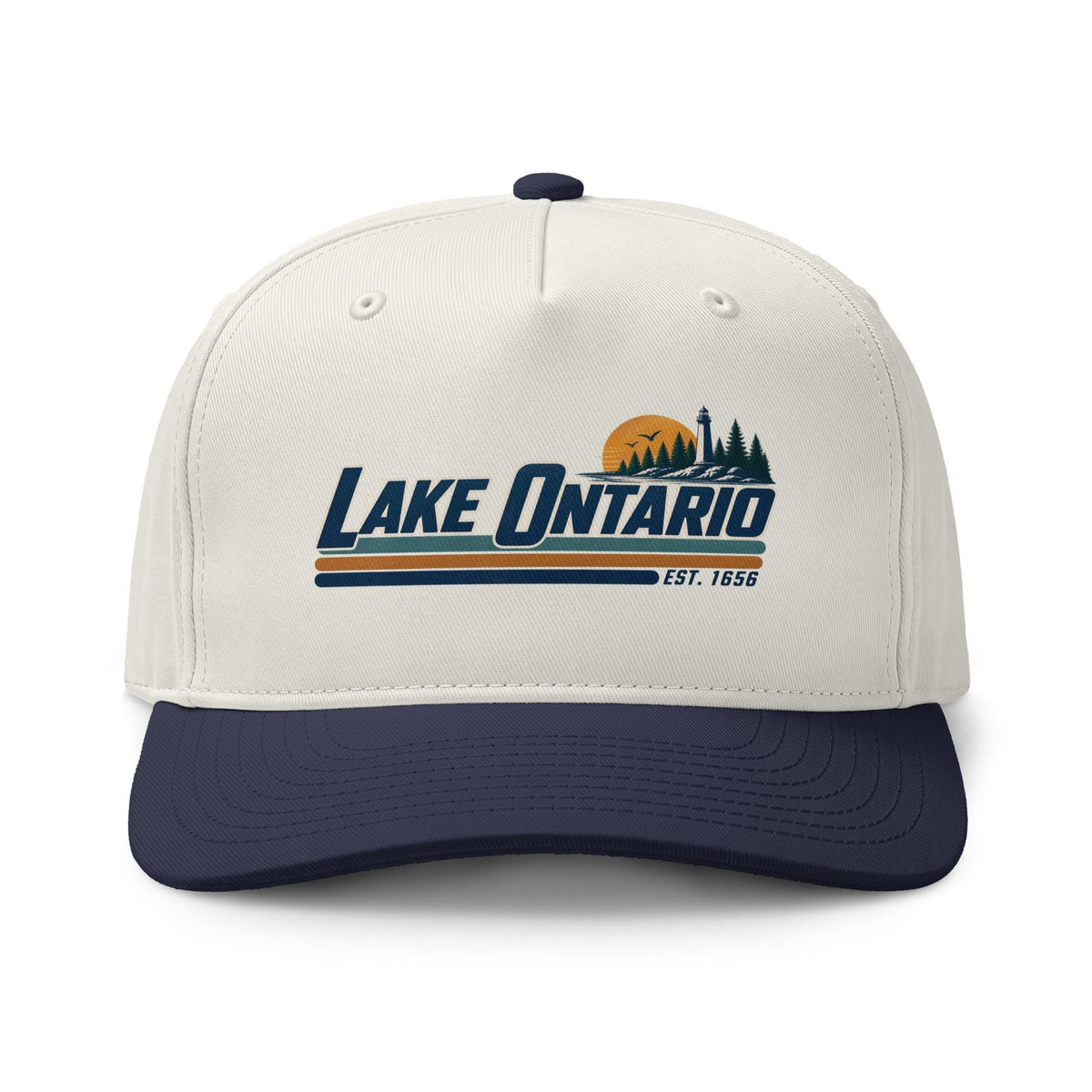 Lake Ontario Cap: Vintage Gel Lakes Travel Hat (100% Cotton) – listing photo 6