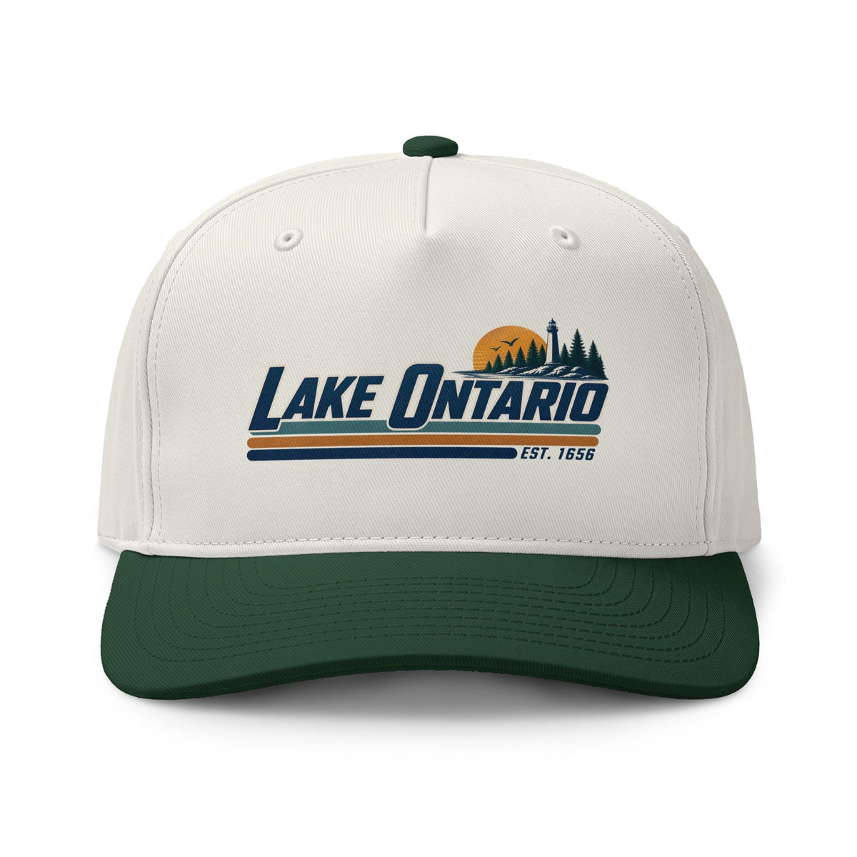 Lake Ontario Cap: Vintage Gel Lakes Travel Hat (100% Cotton) – listing photo 7