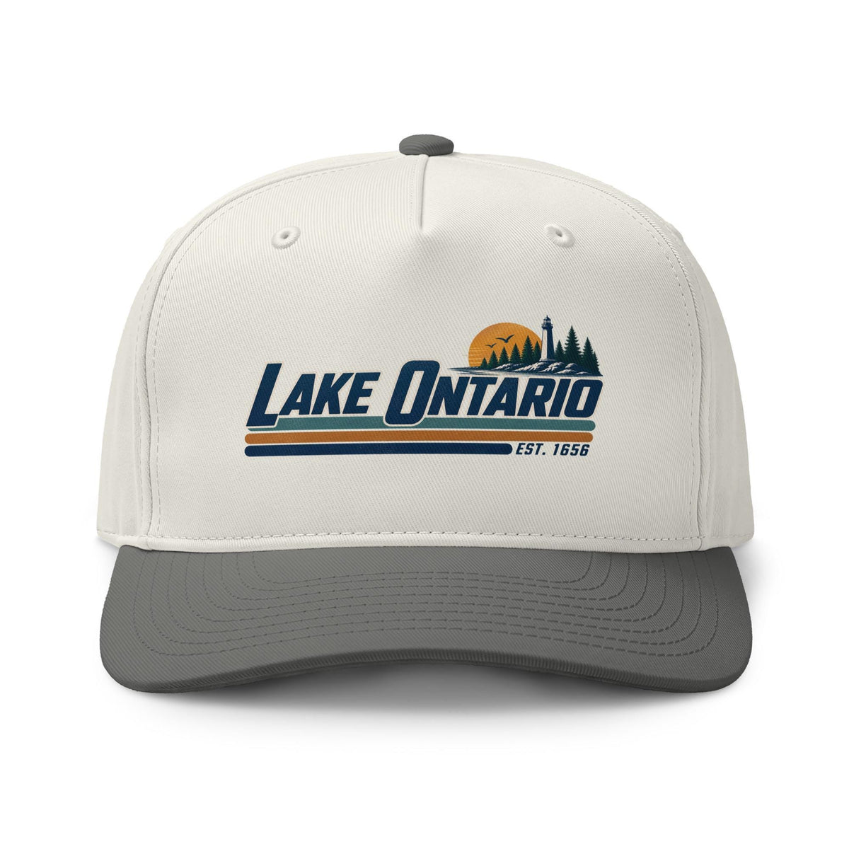 Lake Ontario Cap: Vintage Gel Lakes Travel Hat (100% Cotton) – listing photo 9