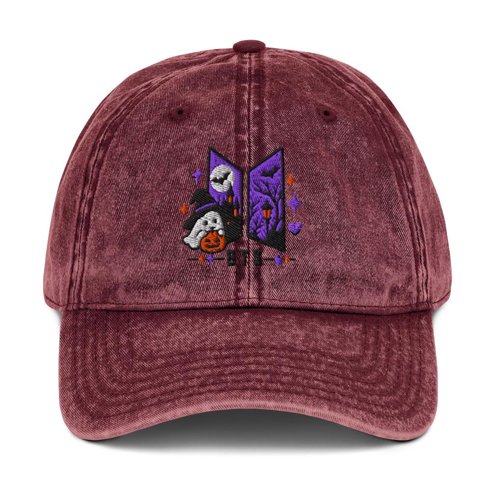 BTS X Halloween Embroidered Vintage Cap – listing photo 6