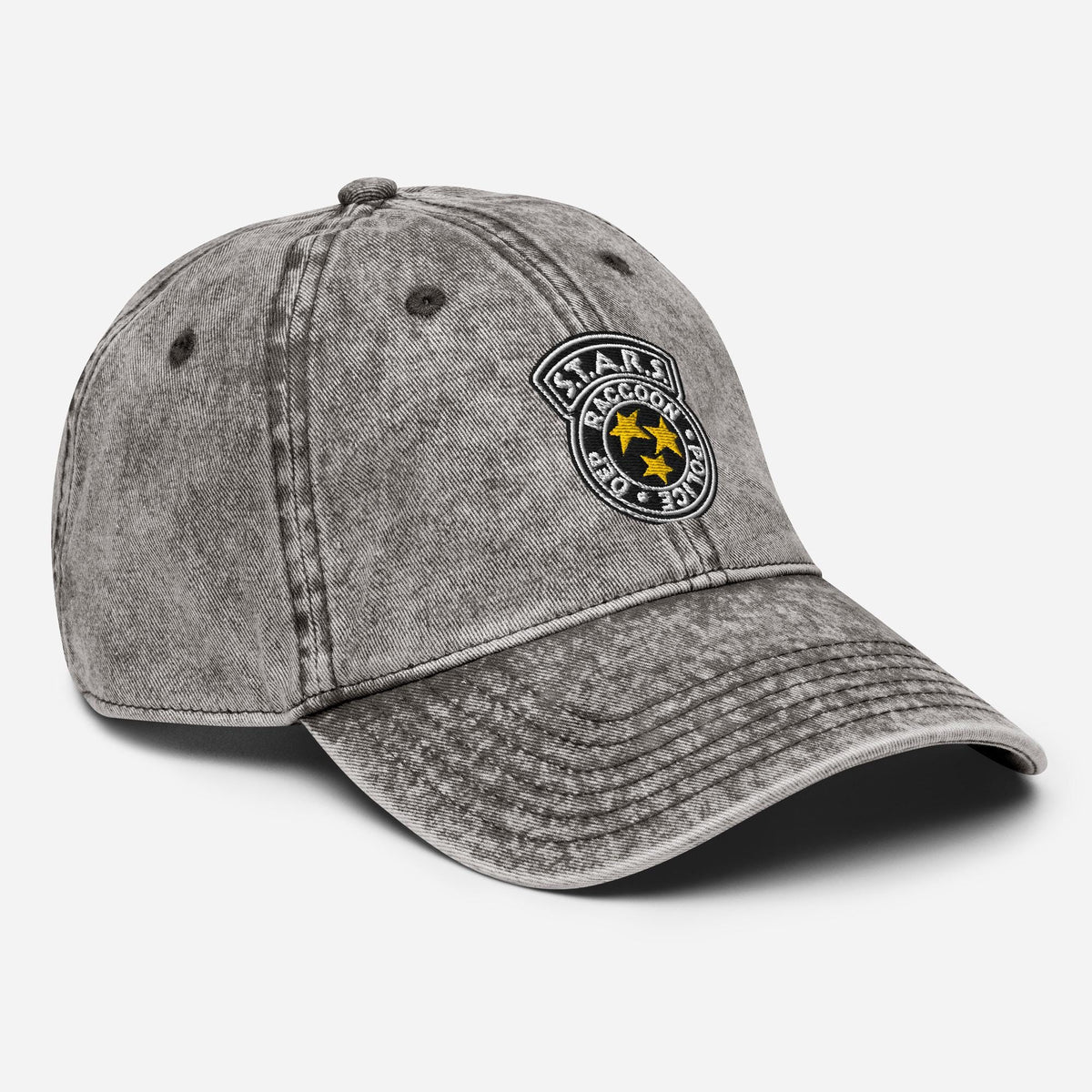 Resident Evil STARS RPD Embroidered Vintage Cap – listing photo 4