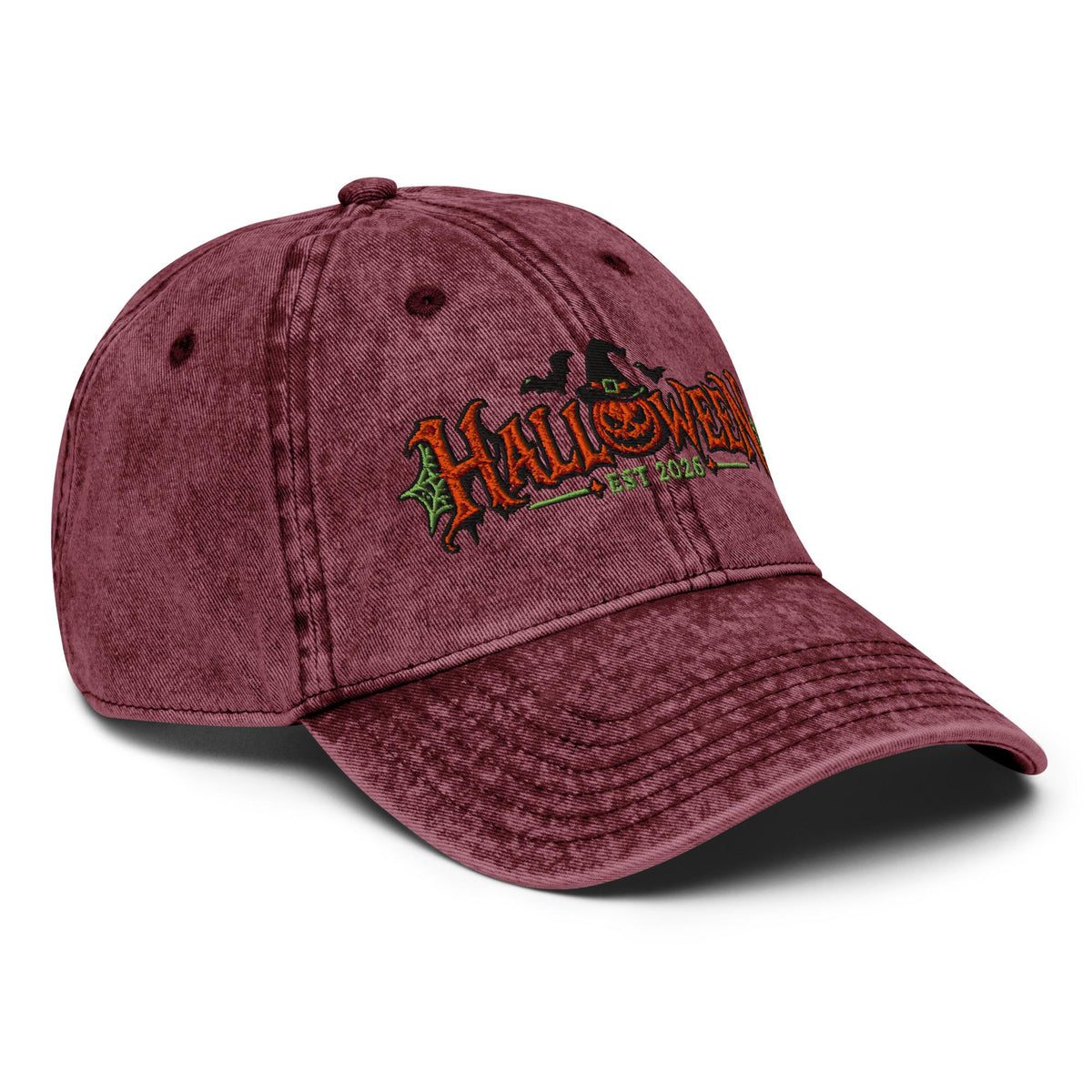 Halloween Est 2026 Embroidered Vintage Cap – listing photo 11