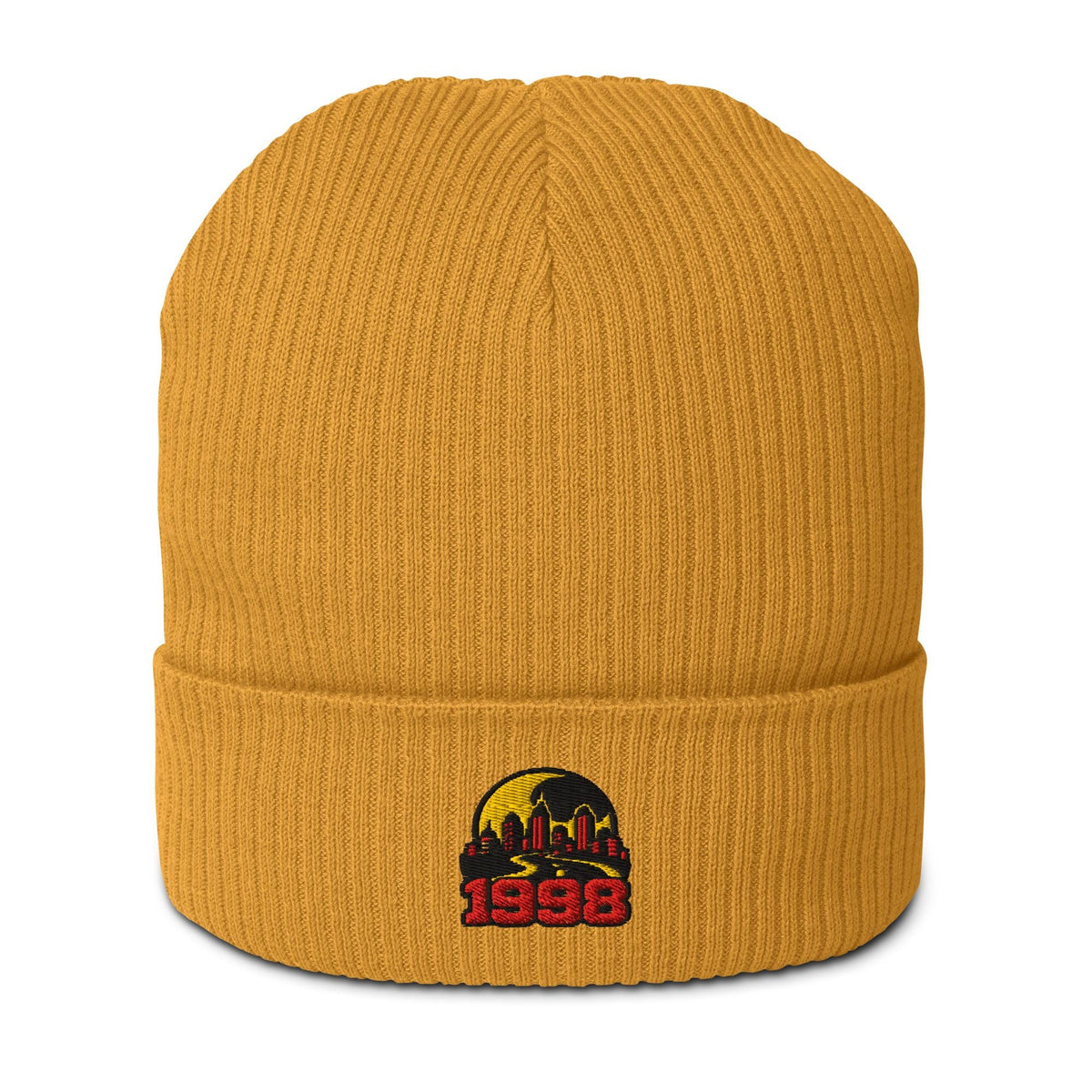 Raccoon City 1998 Embroidered Organic ribbed beanie – listing photo 10