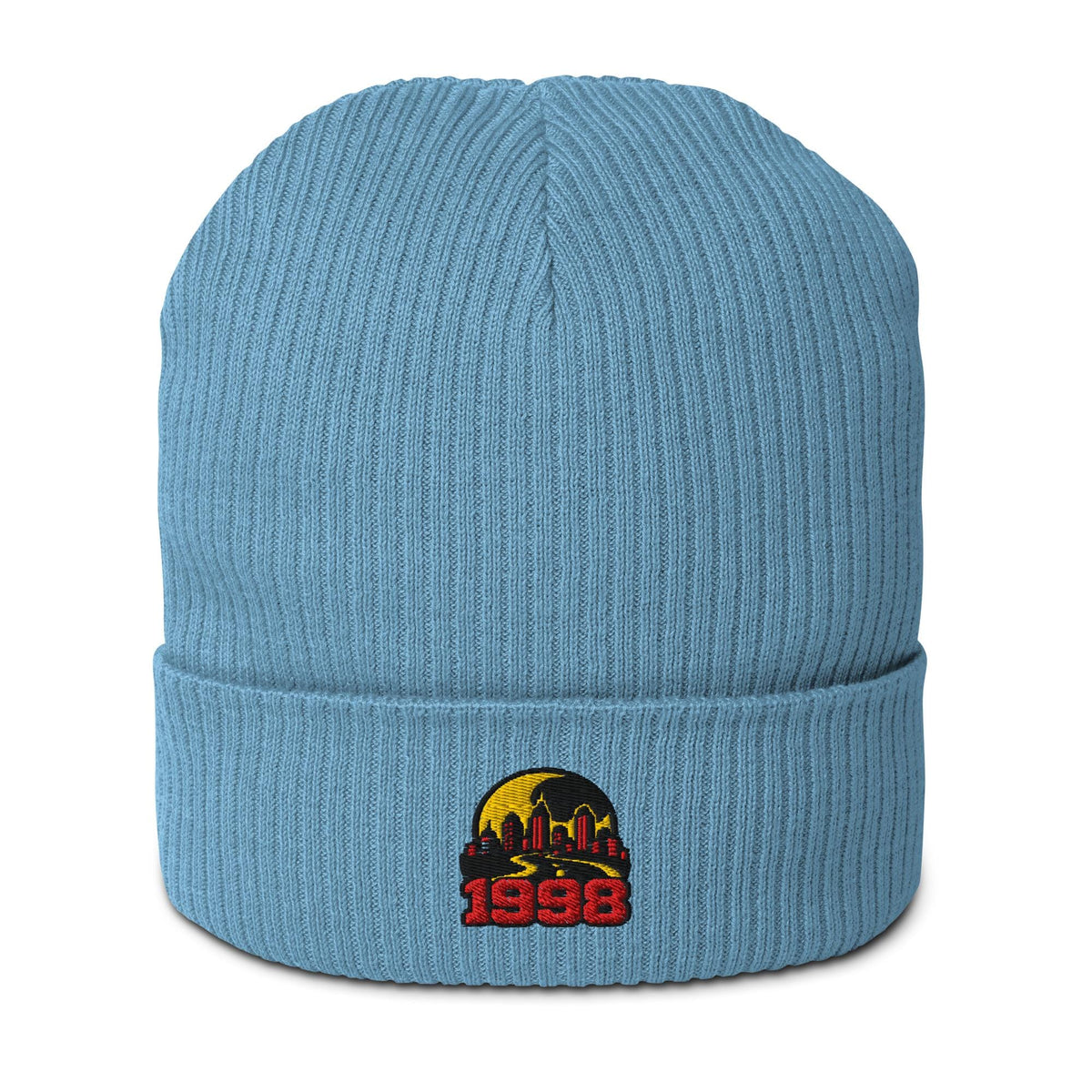 Raccoon City 1998 Embroidered Organic ribbed beanie – listing photo 9