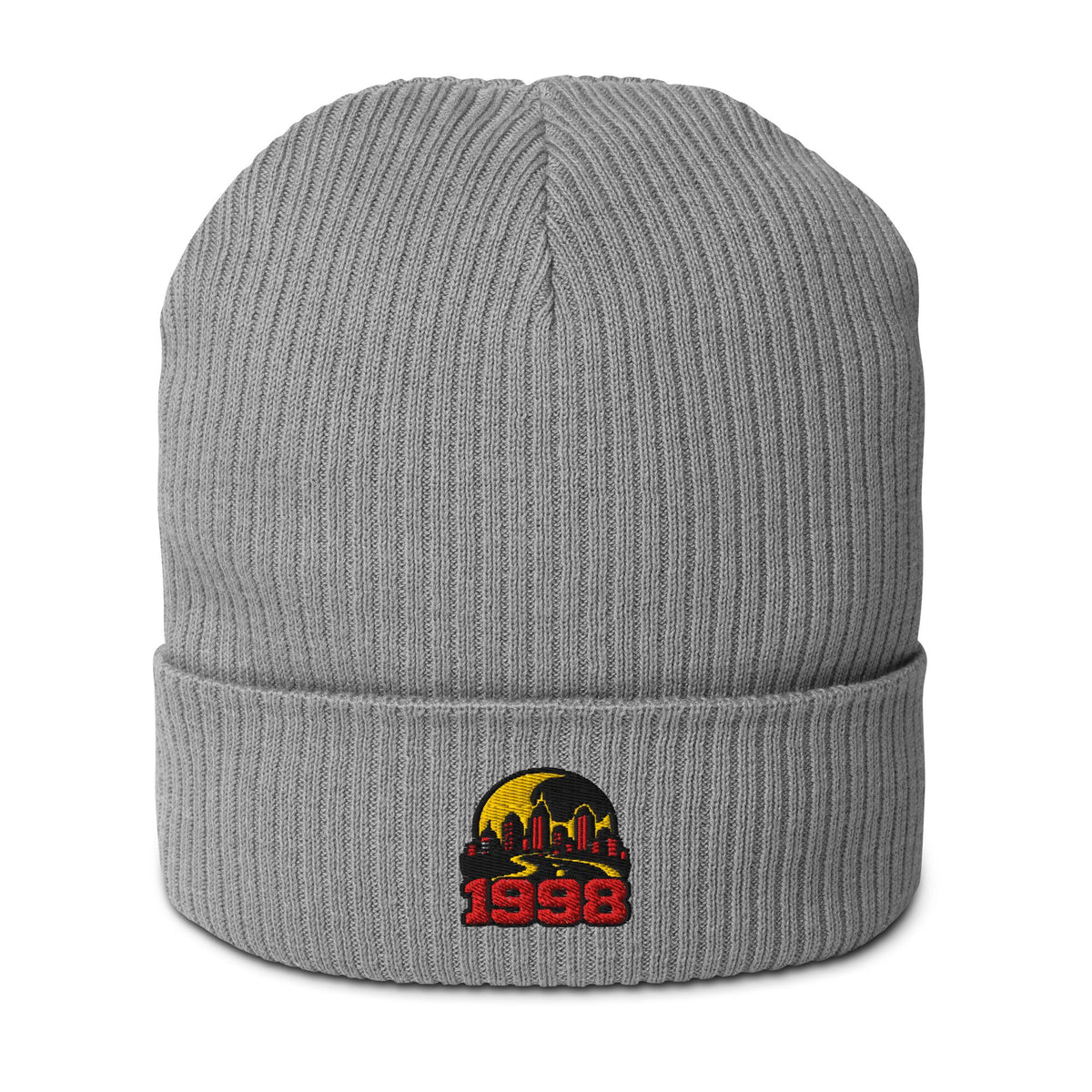Raccoon City 1998 Embroidered Organic ribbed beanie – listing photo 11