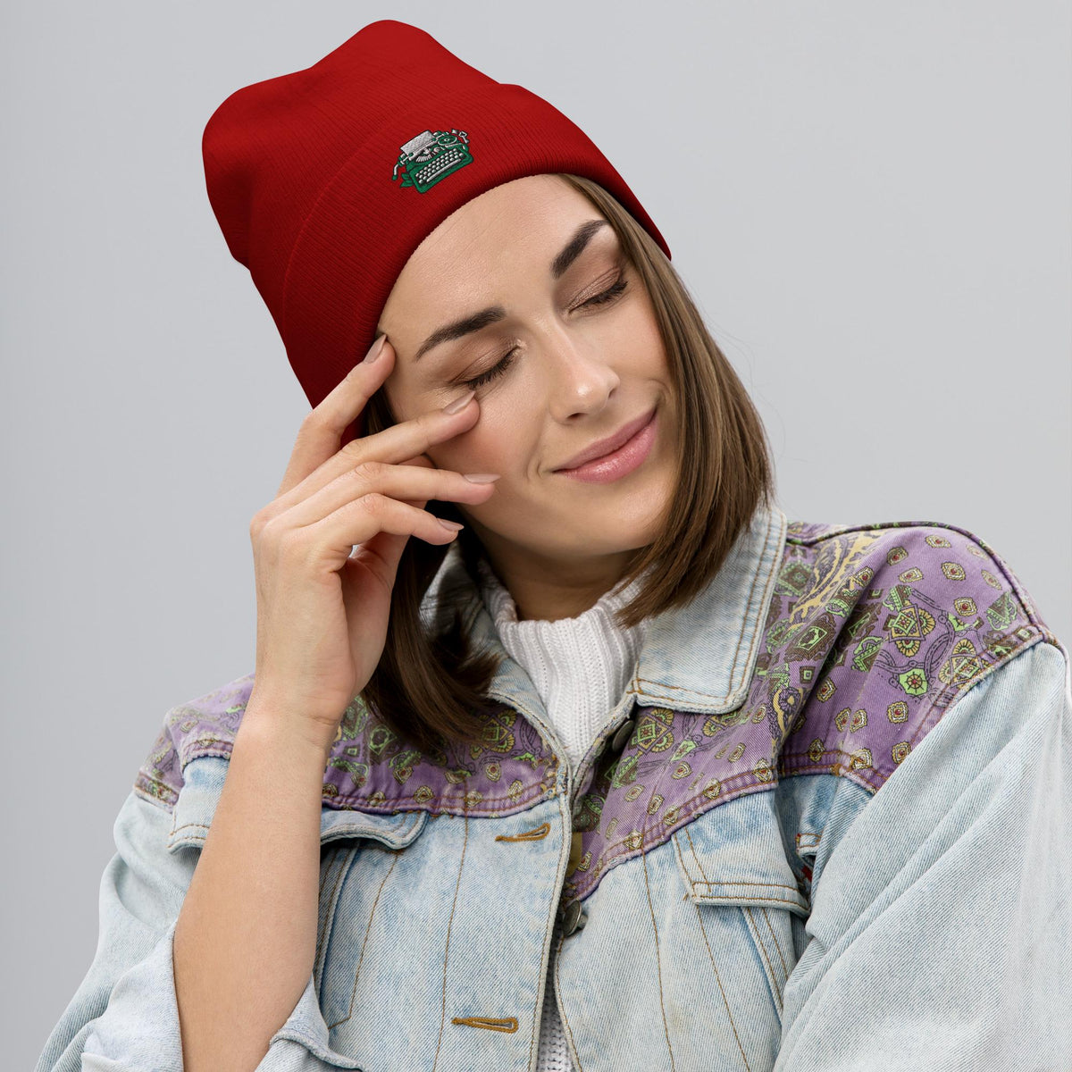 Resident Evil Save Room Embroidered Beanie – listing photo 4