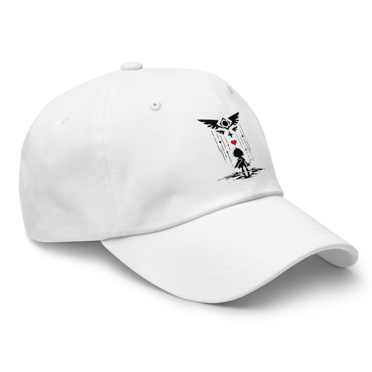 Deltarune Dad Hat, Deltarune Fan Cap, Pixel Art Gamer Hat, Kris Inspired Cap, Dark World Hat, Gaming Gift – listing photo 2