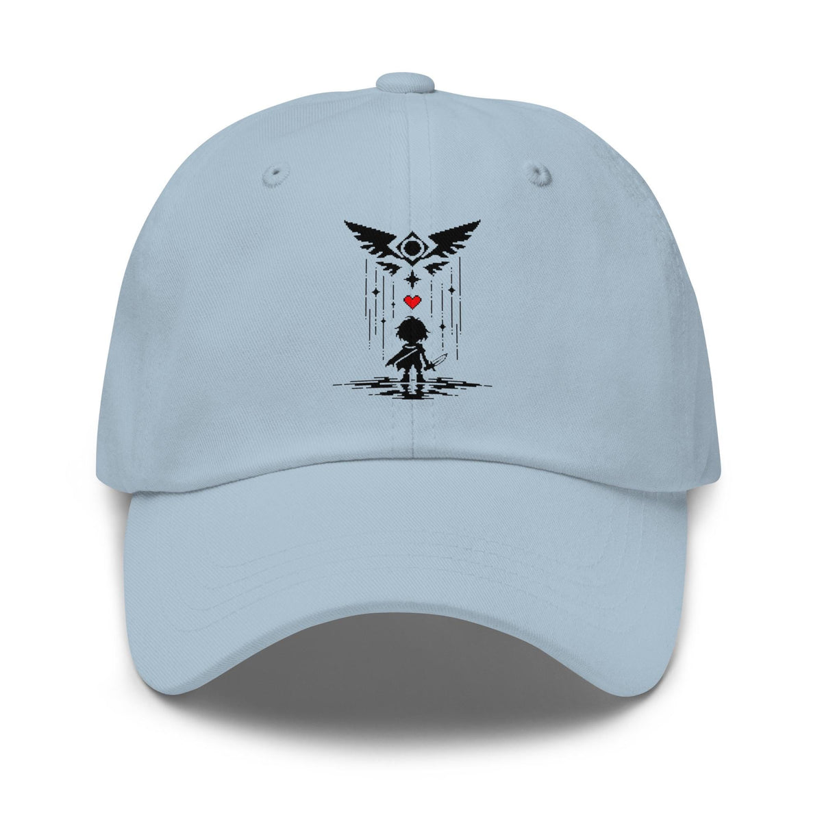 Deltarune Dad Hat, Deltarune Fan Cap, Pixel Art Gamer Hat, Kris Inspired Cap, Dark World Hat, Gaming Gift – listing photo 6