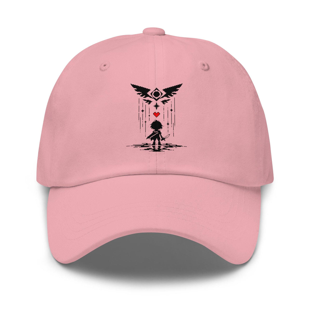 Deltarune Dad Hat, Deltarune Fan Cap, Pixel Art Gamer Hat, Kris Inspired Cap, Dark World Hat, Gaming Gift – listing photo 4