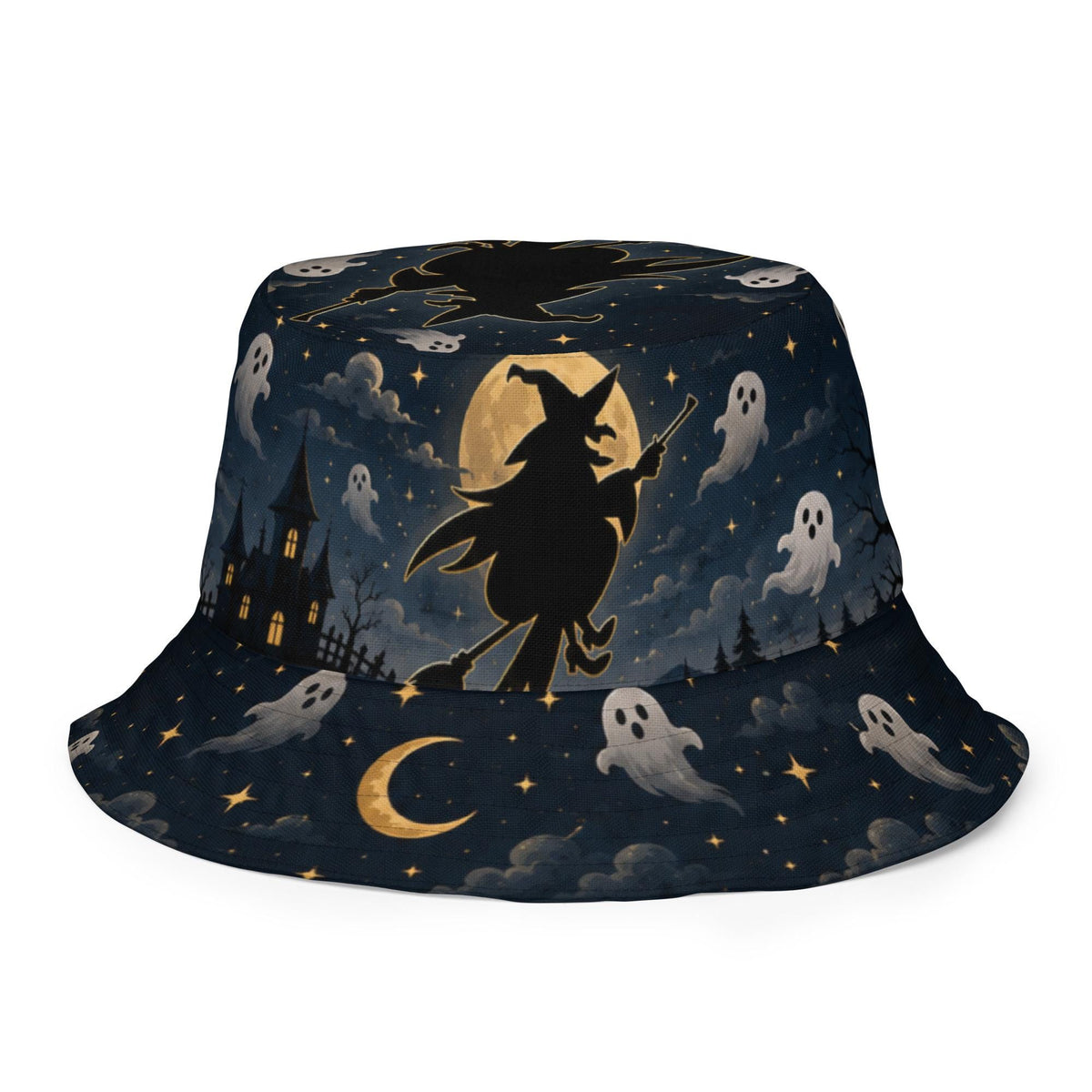 Halloween Headpiece, Reversible Bucket Hat – listing photo 10