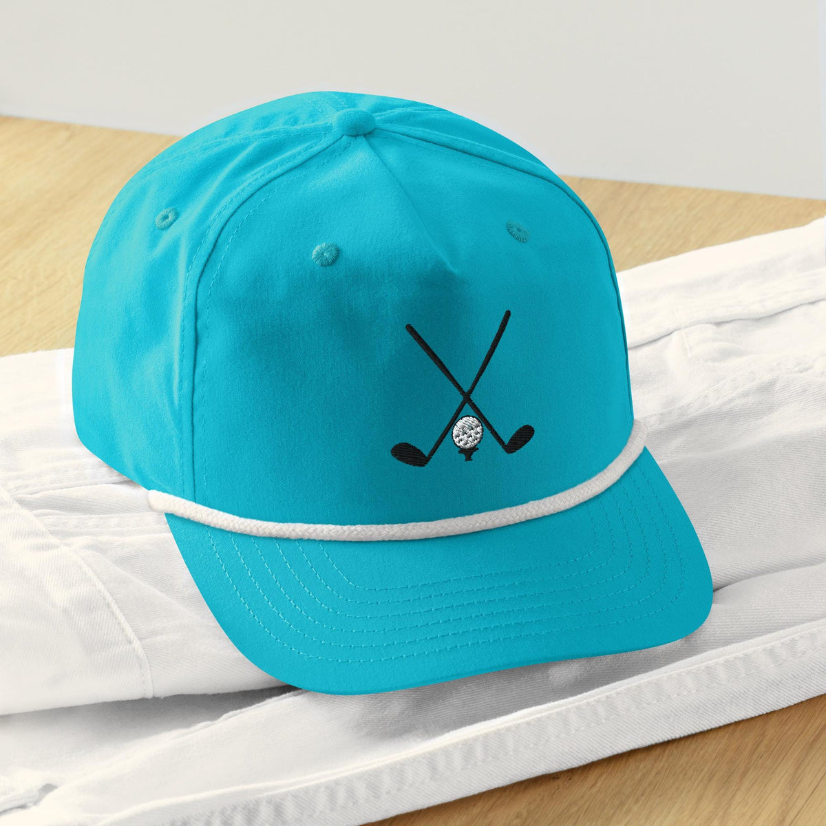 Embroidered Golf Rope Cap – listing photo 2