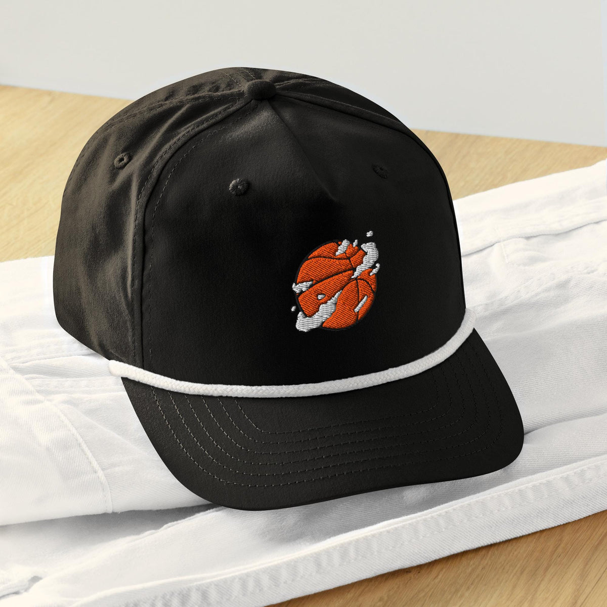 Basketball Embroidered Rope Cap – listing photo 2