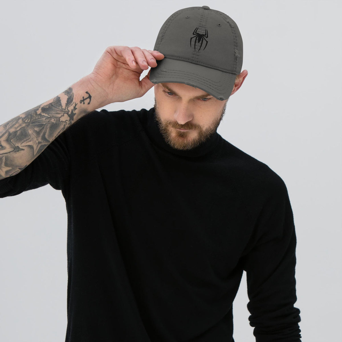 Spider Embroidered Dad Cap – listing photo 7