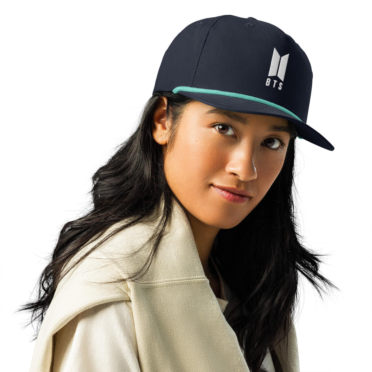KPOP Logo Design BTS Embroidered rope cap – listing photo 9