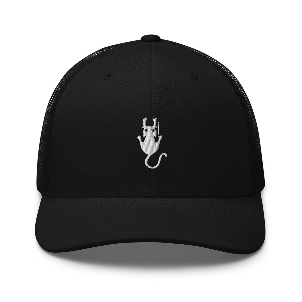 White Cat Embroidered Trucker Cap – listing photo 7